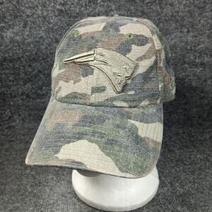 New England Patriots Hat Cap Strap Back Womens Camo NFL Football 9TWENTY New Era